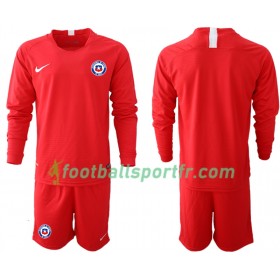 Tenue Chili Enfant Domicile 2018-2019 Maillot de Foot ML